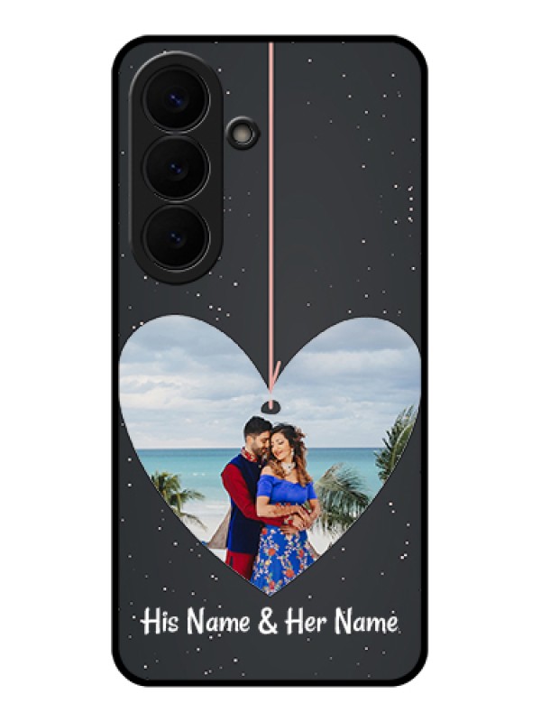 Custom Samsung Galaxy S26 5G Custom Glass Phone Case - Hanging Heart Design