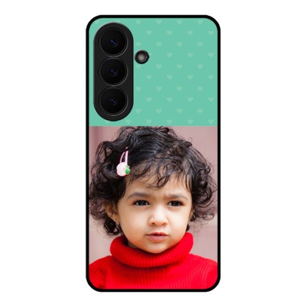 Samsung Galaxy S26 5G Custom Glass Phone Case - Lovers Picture Design Samsung Galaxy S26 5G Custom Glass Phone Case - Lovers Picture Design