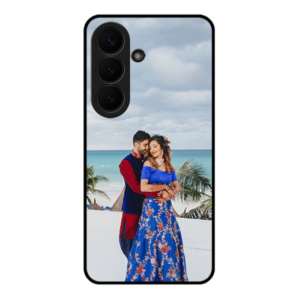 Samsung Galaxy S26 5G Custom Glass Phone Case - Upload Full Picture Design Samsung Galaxy S26 5G Custom Glass Phone Case - Upload Full Picture Design