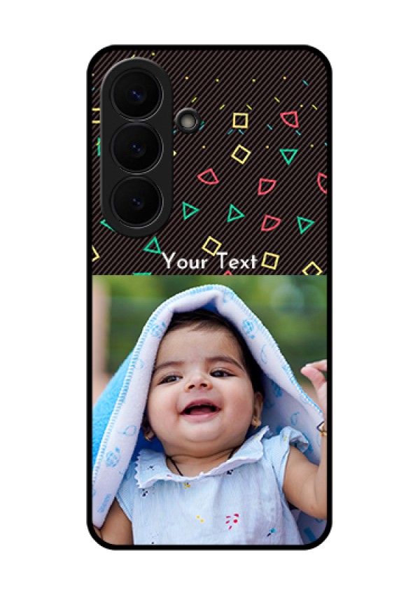 Samsung Galaxy S26 5G Custom Glass Phone Case - With Confetti Birthday Design
