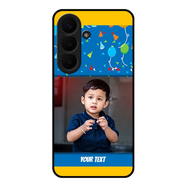 Samsung Galaxy S26 5G Custom Glass Phone Case - Birthday Wishes Design