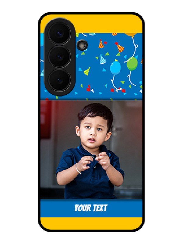 Custom Samsung Galaxy S26 5G Custom Glass Phone Case - Birthday Wishes Design