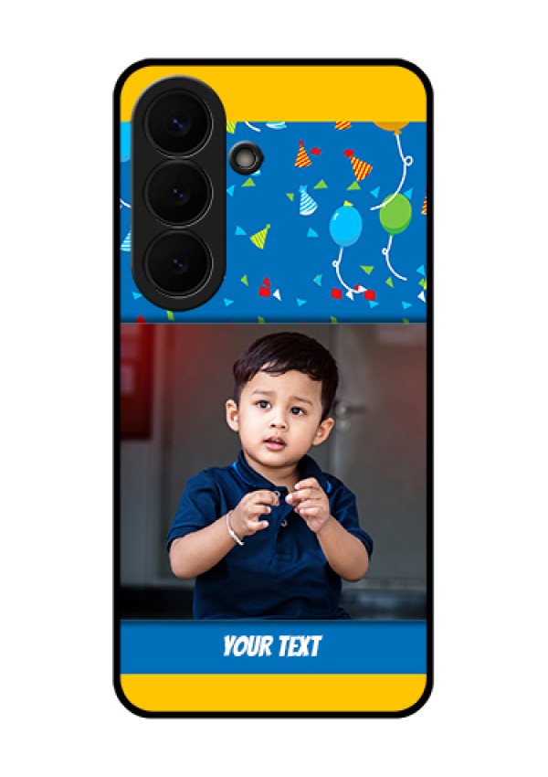 Samsung Galaxy S26 5G Custom Glass Phone Case - Birthday Wishes Design