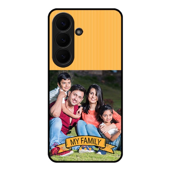 Samsung Galaxy S26 5G Custom Glass Phone Case - My Family Design