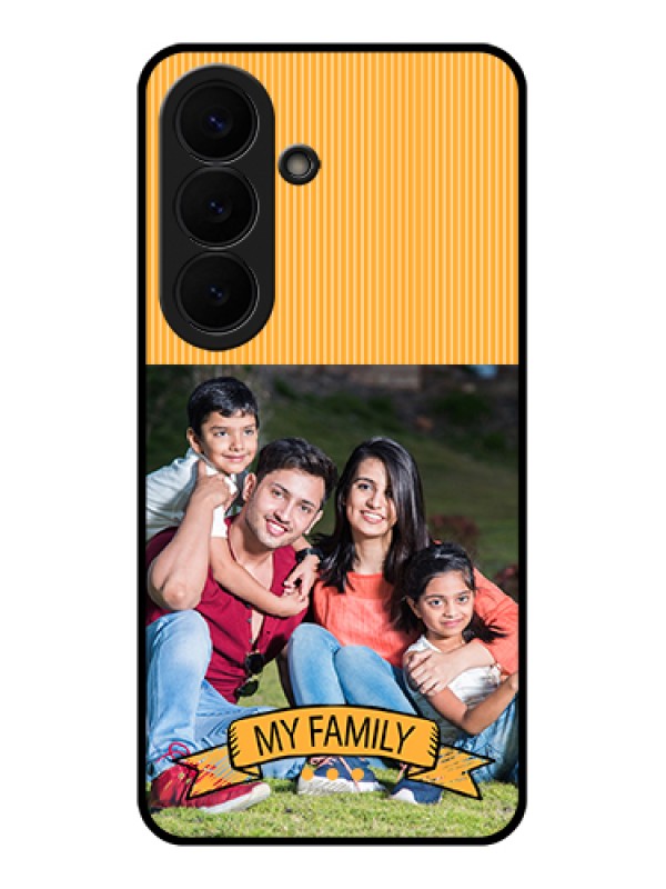 Custom Samsung Galaxy S26 5G Custom Glass Phone Case - My Family Design