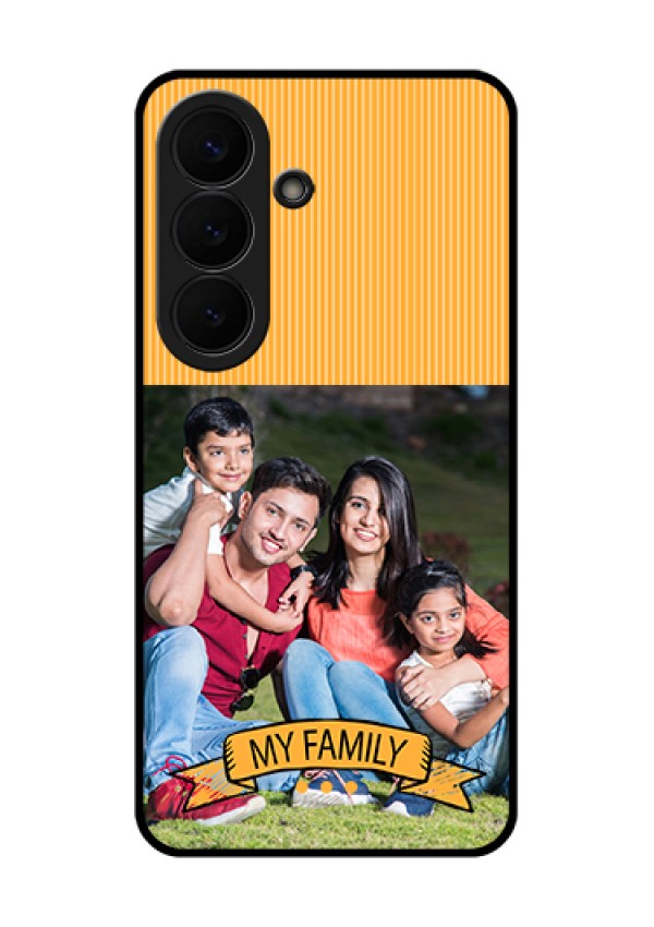 Samsung Galaxy S26 5G Custom Glass Phone Case - My Family Design