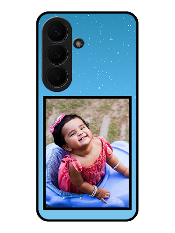 Custom Samsung Galaxy S26 5G Custom Glass Phone Case - Wave Pattern Colorful Design