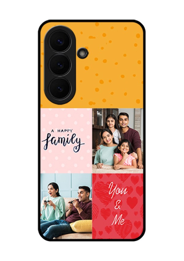 Samsung Galaxy S26 5G Custom Glass Phone Case - Images With Quotes Design