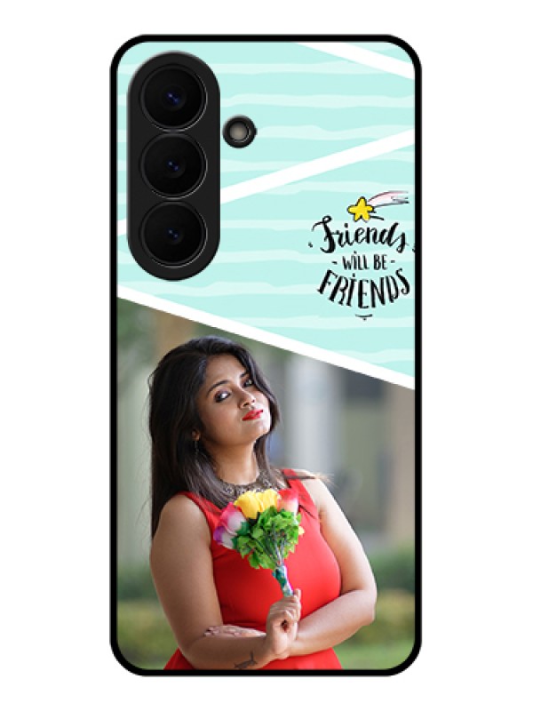 Custom Samsung Galaxy S26 5G Custom Glass Phone Case - Friends Picture Icon Design