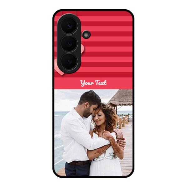 Samsung Galaxy S26 5G Custom Glass Phone Case - Valentines Day Design Samsung Galaxy S26 5G Custom Glass Phone Case - Valentines Day Design