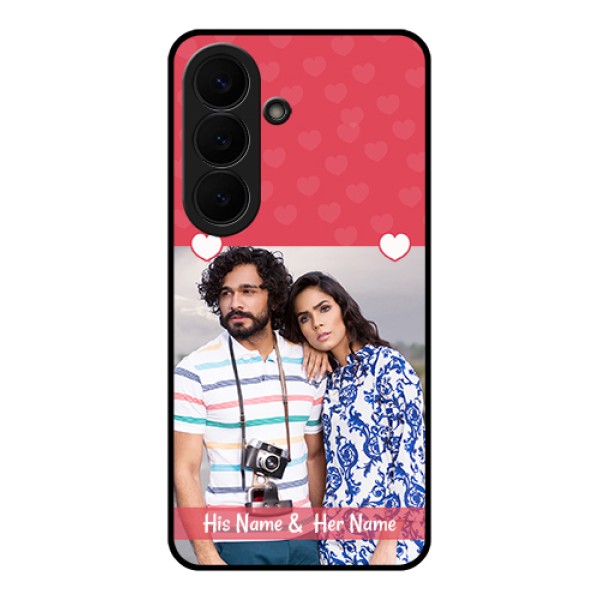Samsung Galaxy S26 5G Custom Glass Phone Case - Simple Love Design Samsung Galaxy S26 5G Custom Glass Phone Case - Simple Love Design