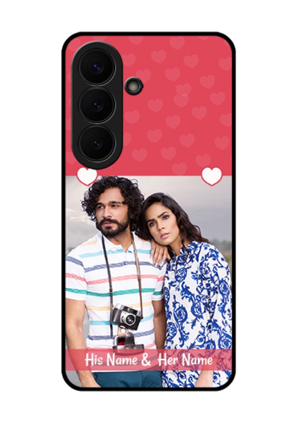 Samsung Galaxy S26 5G Custom Glass Phone Case - Simple Love Design