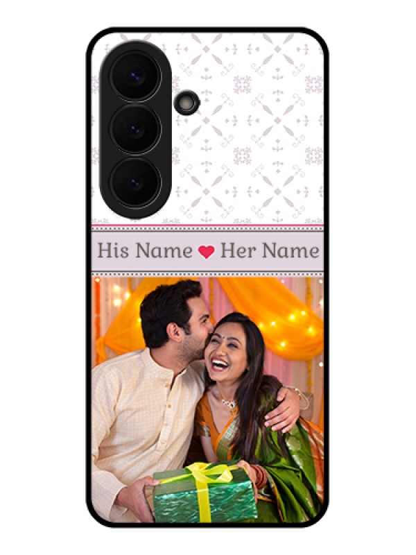 Custom Samsung Galaxy S26 5G Custom Glass Phone Case - With Photo And Ethnic Design