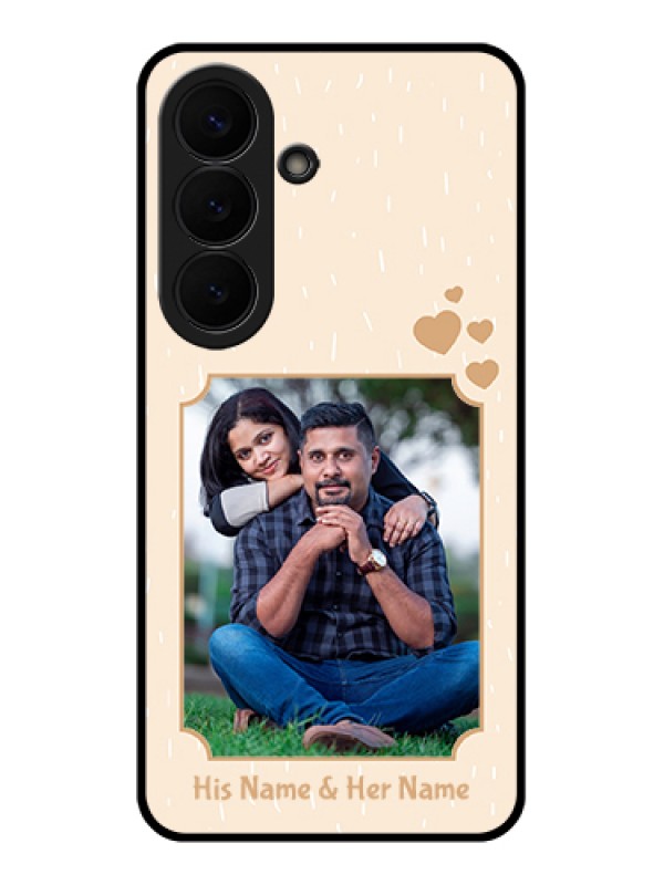 Custom Samsung Galaxy S26 5G Custom Glass Phone Case - With Confetti Love Design