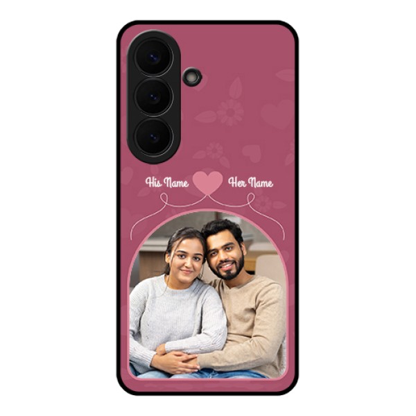 Samsung Galaxy S26 5G Custom Glass Phone Case - Love Floral Design