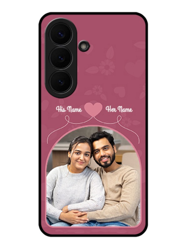Custom Samsung Galaxy S26 5G Custom Glass Phone Case - Love Floral Design