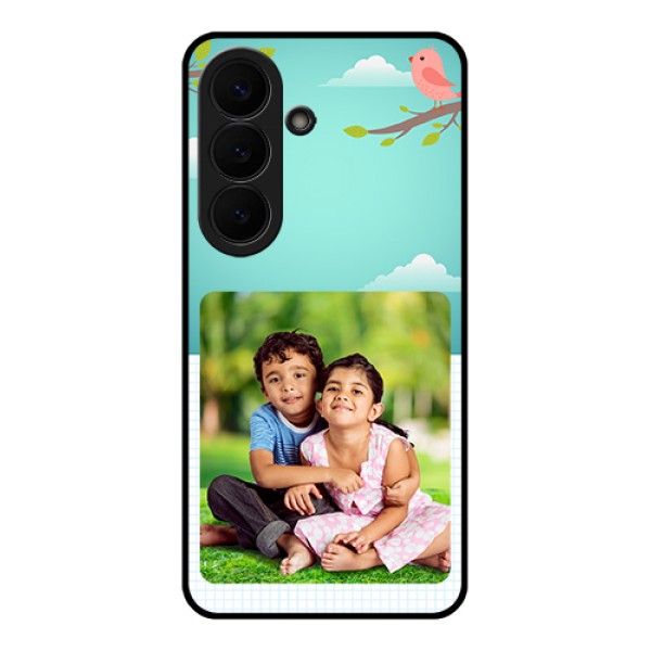 Samsung Galaxy S26 5G Custom Glass Phone Case - Doodle Love Design