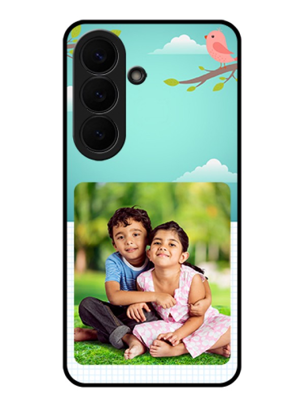 Custom Samsung Galaxy S26 5G Custom Glass Phone Case - Doodle Love Design