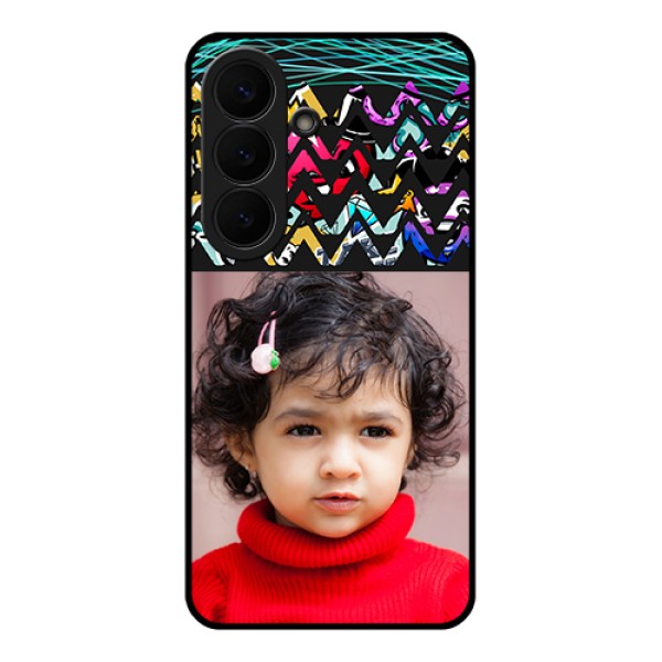 Samsung Galaxy S26 5G Custom Glass Phone Case - Neon Abstract Design