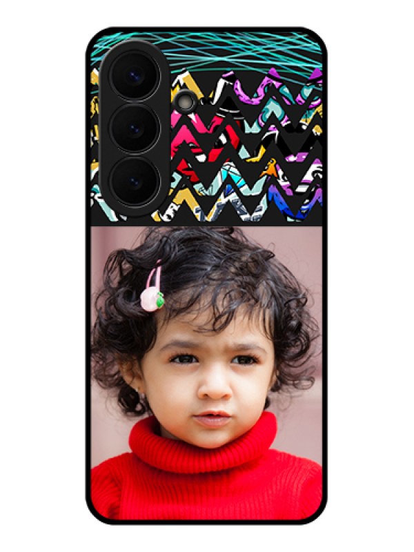 Custom Samsung Galaxy S26 5G Custom Glass Phone Case - Neon Abstract Design