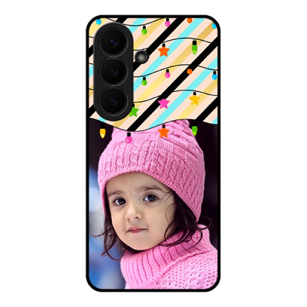 Samsung Galaxy S26 5G Custom Glass Phone Case - Lights Hanging Design