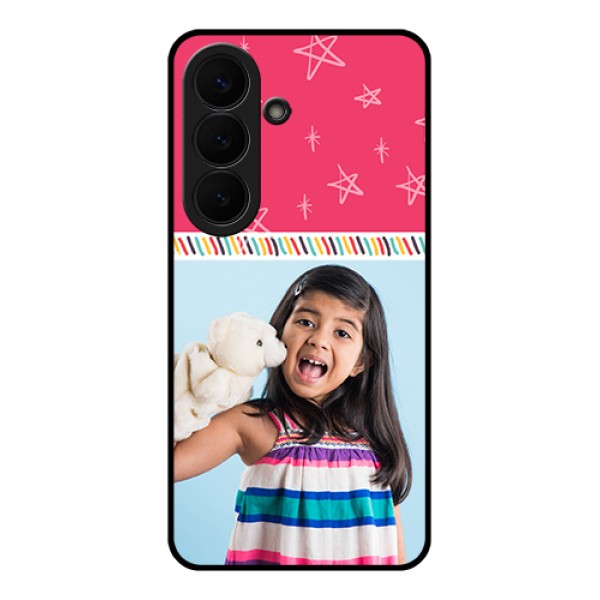 Samsung Galaxy S26 5G Custom Glass Phone Case - Line Art Design