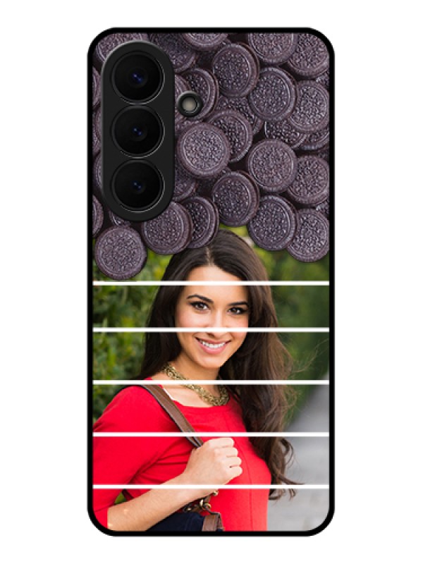 Custom Samsung Galaxy S26 5G Custom Glass Phone Case - With Oreo Biscuit Design