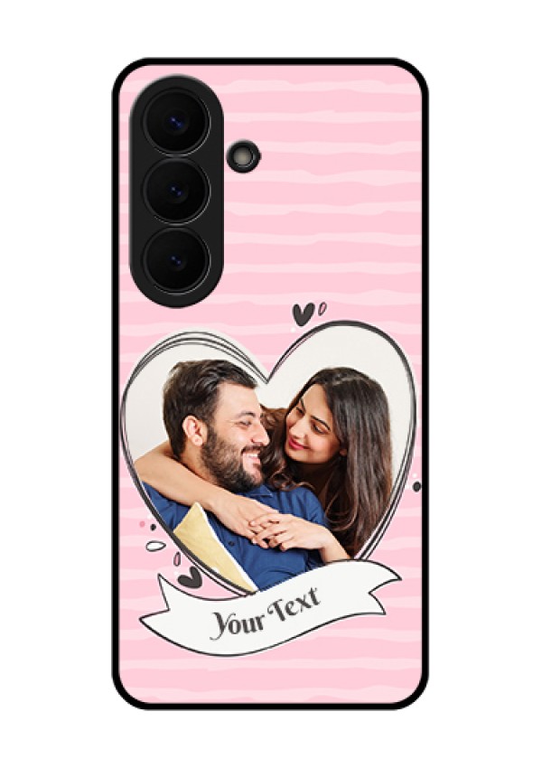 Samsung Galaxy S26 5G Custom Glass Phone Case - Vintage Heart Design