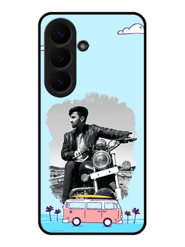 Custom Samsung Galaxy S26 5G Custom Glass Phone Case - Travel & Adventure Design