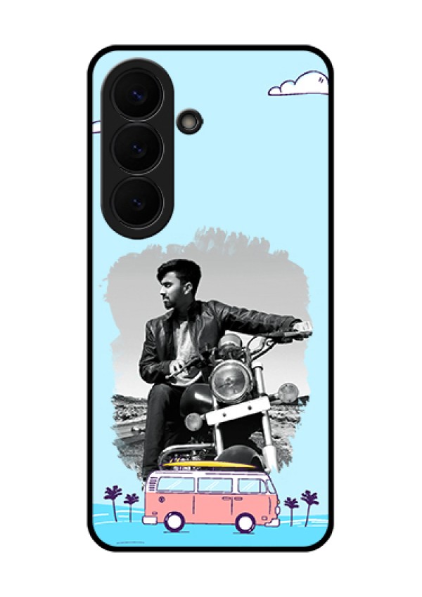 Samsung Galaxy S26 5G Custom Glass Phone Case - Travel & Adventure Design