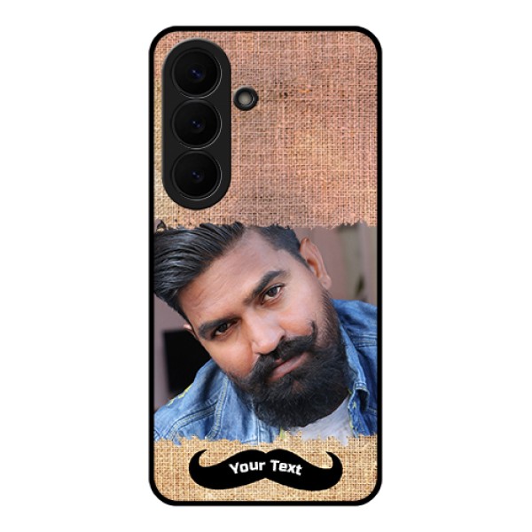 Samsung Galaxy S26 5G Custom Glass Phone Case - With Texture Design Samsung Galaxy S26 5G Custom Glass Phone Case - With Texture Design
