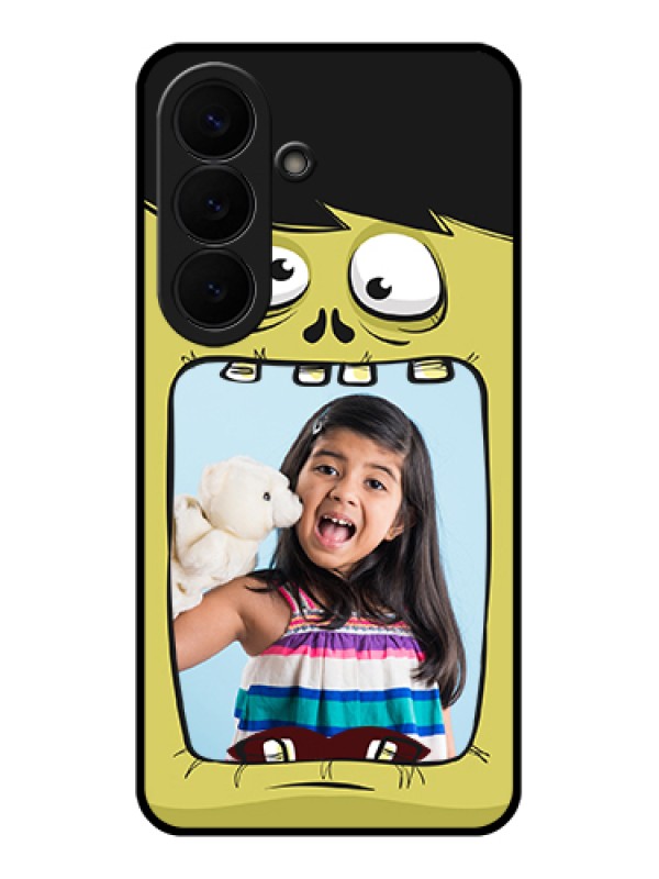 Custom Samsung Galaxy S26 5G Custom Glass Phone Case - Cartoon Monster Back Case Design