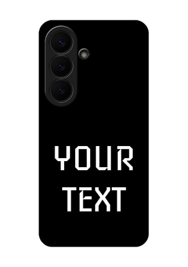 Samsung Galaxy S26 5G Custom Glass Phone Case - Your Name Design
