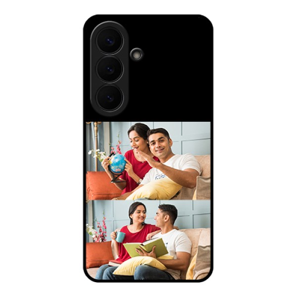 Samsung Galaxy S26 5G Custom Glass Phone Case - 2 Images Design