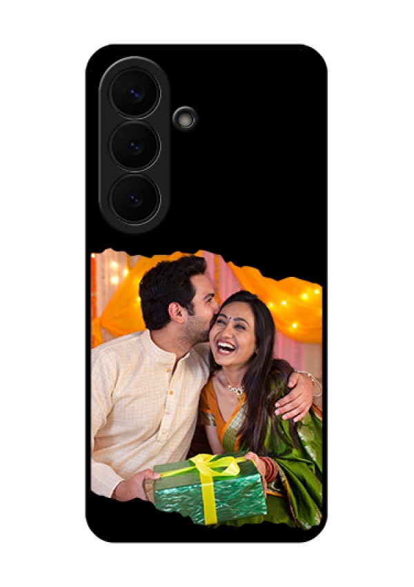 Samsung Galaxy S26 5G Custom Glass Phone Case - Tear - Off Design