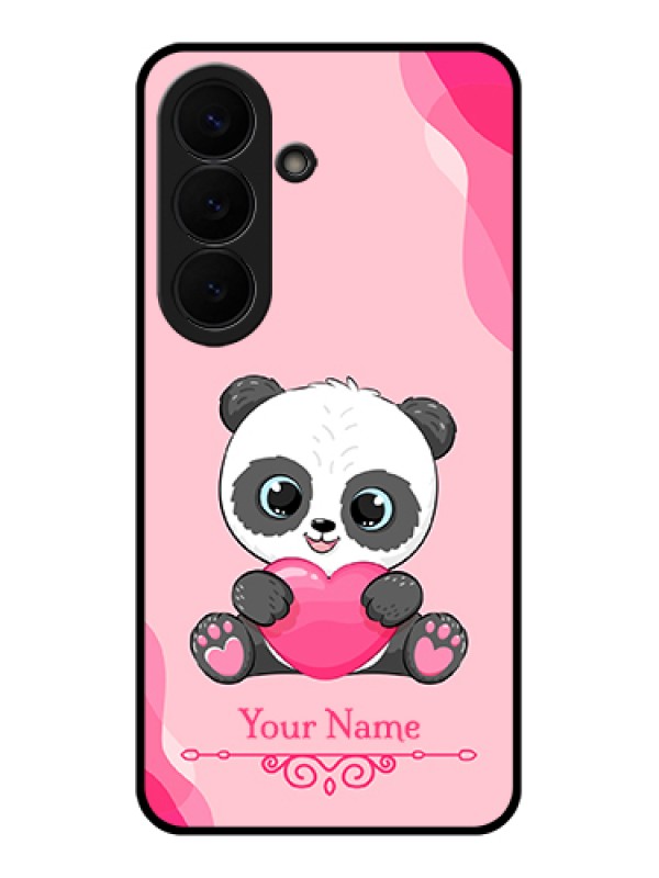 Custom Samsung Galaxy S26 5G Custom Glass Phone Case - Cute Panda Design