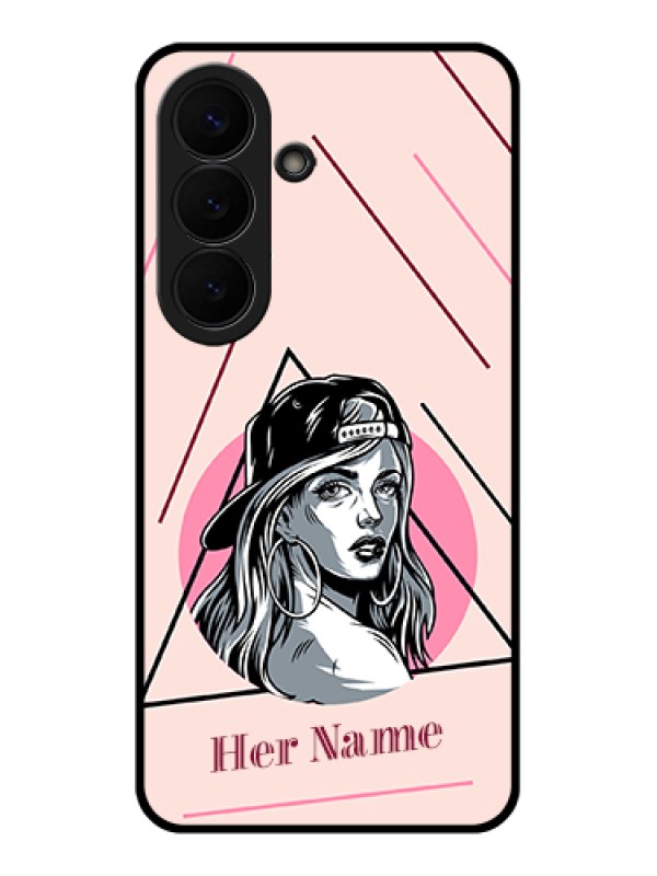 Custom Samsung Galaxy S26 5G Custom Glass Phone Case - Rockstar Girl Design