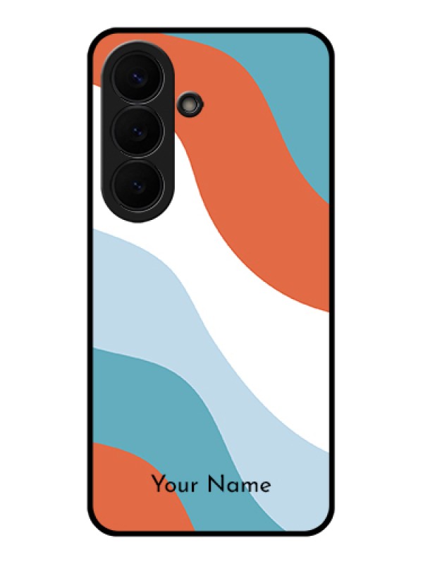 Custom Samsung Galaxy S26 5G Custom Glass Phone Case - Coloured Waves Design