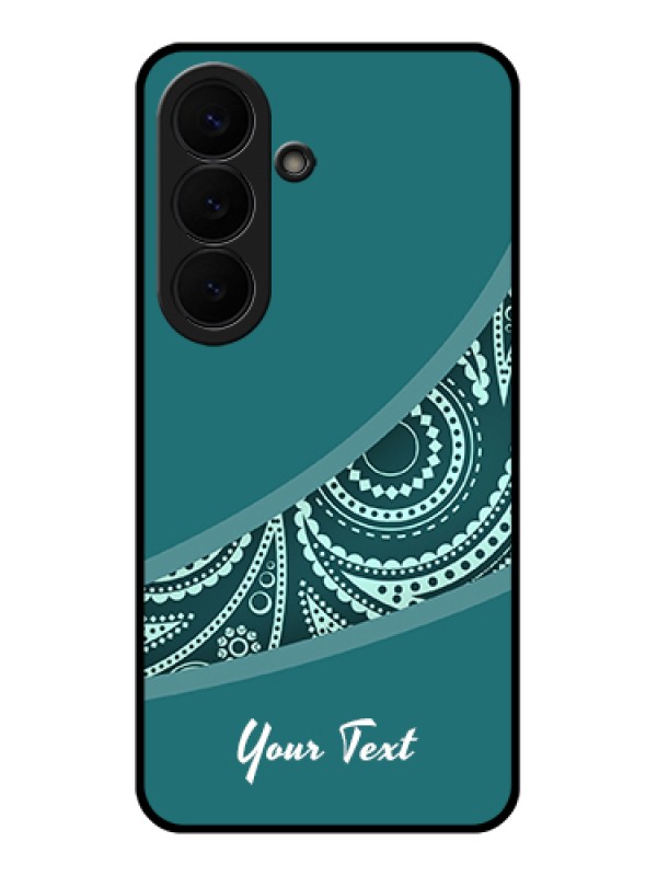 Custom Samsung Galaxy S26 5G Custom Glass Phone Case - Semi Visible Floral Design