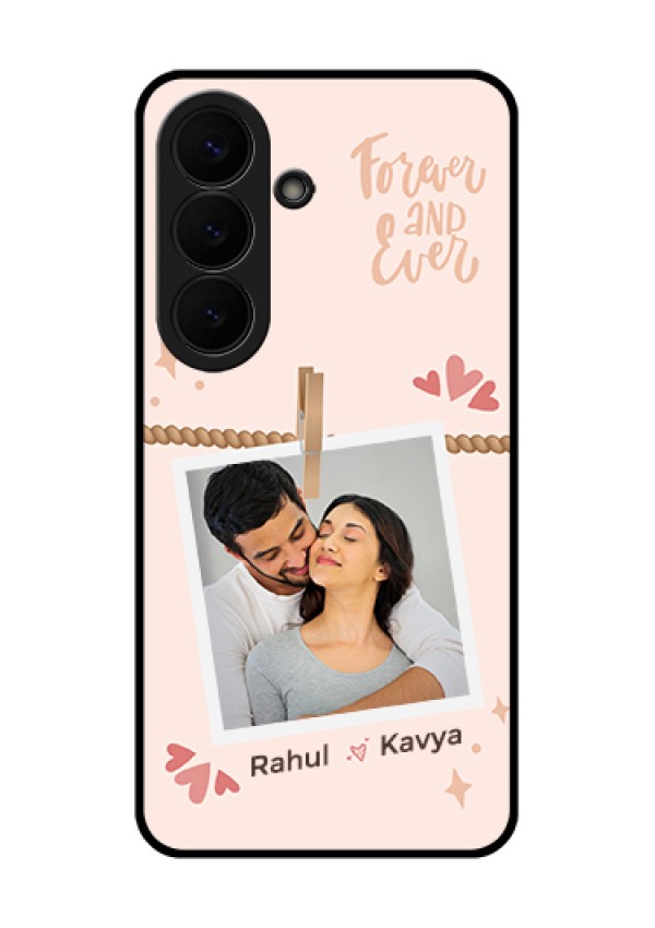 Samsung Galaxy S26 5G Custom Glass Phone Case - Forever And Ever Love Design