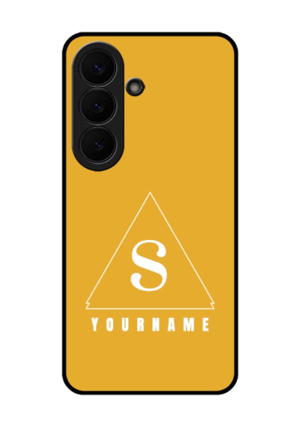 Samsung Galaxy S26 5G Custom Glass Phone Case - Simple Triangle Design