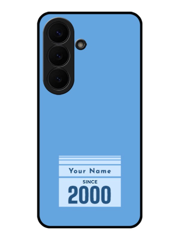 Custom Samsung Galaxy S26 5G Custom Glass Phone Case - Custom Year Of Birth Design