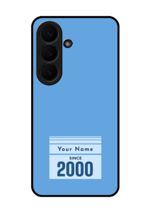 Samsung Galaxy S26 5G Custom Glass Phone Case - Custom Year Of Birth Design