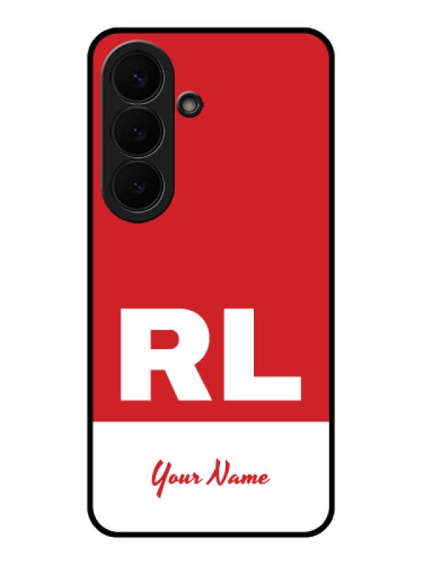 Custom Samsung Galaxy S26 5G Custom Glass Phone Case - Dual Tone Custom Text Design