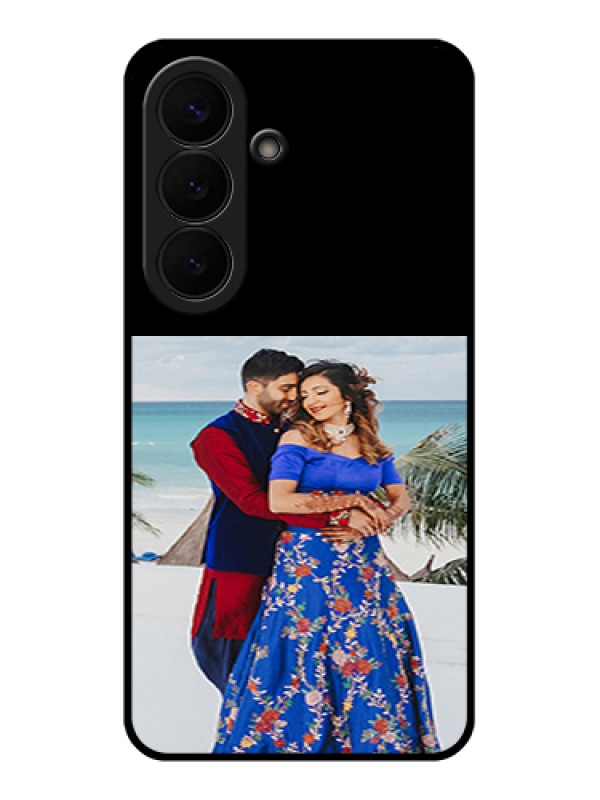 Custom Samsung Galaxy S26 5G Custom Glass Phone Case - Upload Full Picture With Custom Color Design