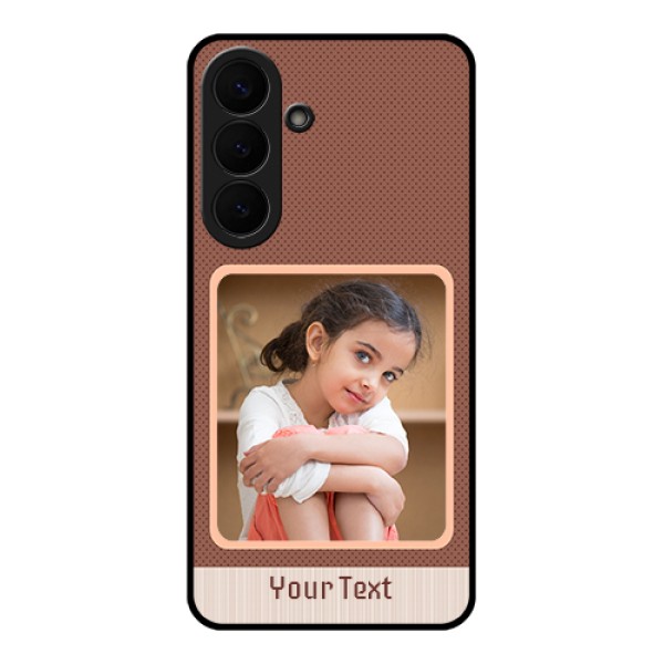 Samsung Galaxy S26 Plus 5G Custom Glass Phone Case - Simple Pic Upload Design Samsung Galaxy S26 Plus 5G Custom Glass Phone Case - Simple Pic Upload Design