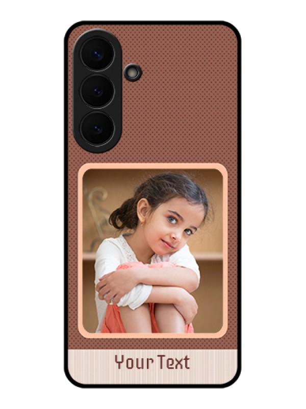 Custom Samsung Galaxy S26 Plus 5G Custom Glass Phone Case - Simple Pic Upload Design
