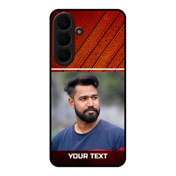 Samsung Galaxy S26 Plus 5G Custom Glass Phone Case - Leather Phone Case Design Samsung Galaxy S26 Plus 5G Custom Glass Phone Case - Leather Phone Case Design