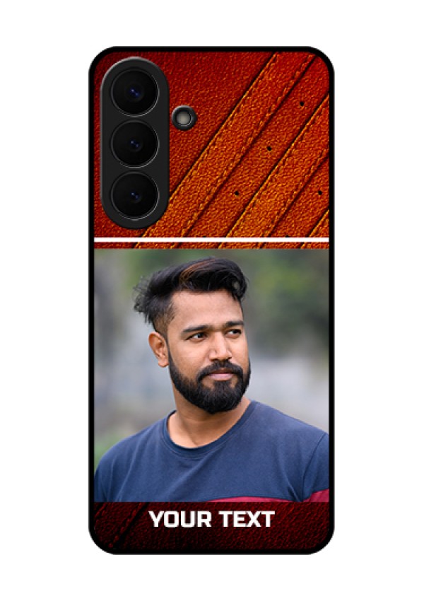 Samsung Galaxy S26 Plus 5G Custom Glass Phone Case - Leather Phone Case Design