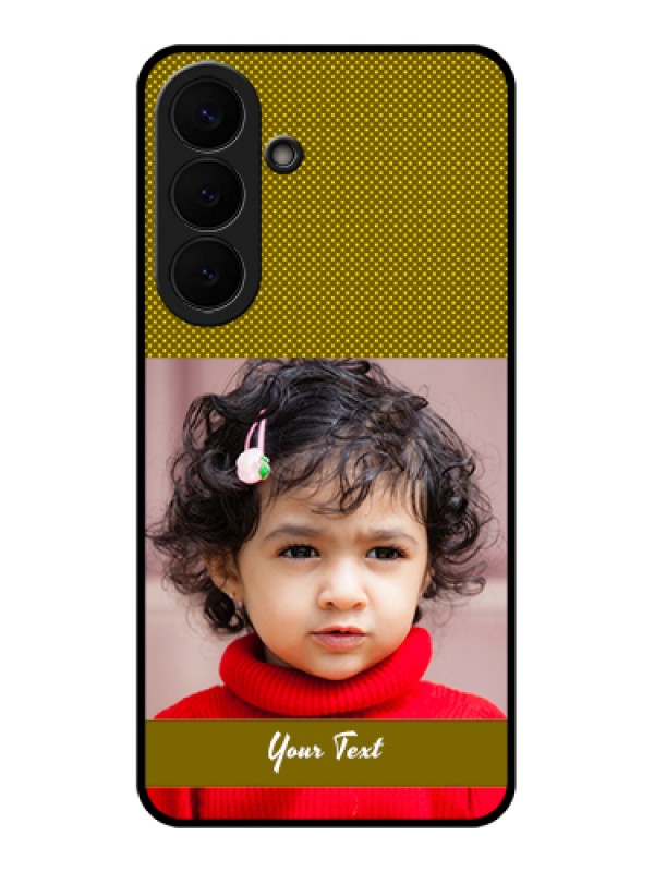 Custom Samsung Galaxy S26 Plus 5G Custom Glass Phone Case - Simple Green Color Design